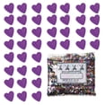 thumbnail image 2 of Confetti Heart 1/4" Purple - Half Pound (8 oz) - CCL8587, 2 of 8
