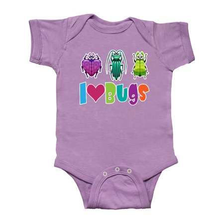 

Inktastic I Love Bugs Gift Baby Boy or Baby Girl Bodysuit