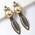 thumbnail image 3 of Deer Vintage Copper Crown-Shaped Bookmarks: Stainless Steel Book Accessories, Book Markers, Book Mark Set - Gift for Readers and Book Lovers, 3 of 5