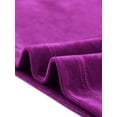 thumbnail image 5 of INSPIRE CHIC Women's Sweetheart Neck Long Sleeve Pleated Front Velvet Blouse M Purple, 5 of 5