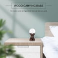 thumbnail image 2 of Raindrops Coffee Wood Crystal Ball Holder for Decor with Fine Details and Sturdy Synthetic Material 1pc, 2 of 8