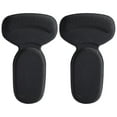 thumbnail image 2 of 2 Pieces T Shape Heel Cushion Pads, Foot Heel Protectors ,Prevent Blisters, Antiwear ,Easy to Use High Heel Pads Heel Grips Liner for Heel Pains--Black, 2 of 8