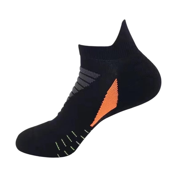 Low Cut Sports Socks for Men and Women, Breathable Quick Dry Lightweight Ankle Socks for Running, Gym, Fitness, and Workout Black