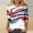 Multicolor, variant on Cavosen Patriotic Clothes for Women Petite Patriotic 3/4 Sleeve Round Neck Shirts USA Star Striped Print Shirts Lady XL Independence Day Casual Tops 4th of July Tunic Tees 2025 Patriotic Blouses
