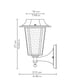 thumbnail image 2 of Farol solar negro Lucas Luz vic Vintage, 2 of 2