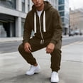 thumbnail image 5 of LEKWK Tracksuit Men 2 Piece Sweatsuits Zip Up Hoodie Sweatshirt and Jogger Sweatpants with Pockets Fall Winter Athletic Gym Running Activewear, 5 of 8