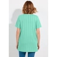 thumbnail image 2 of Woman Within Plus Size 7-Day Embroidered Pointelle Tunic, 2 of 5