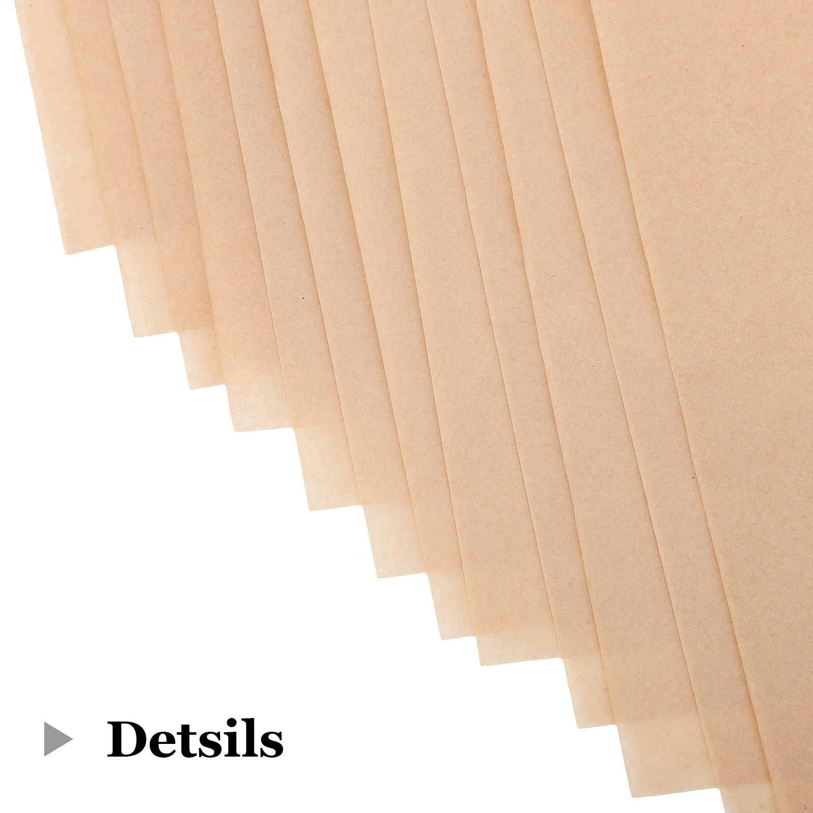 UPOUART 100Pcs Precut Natural Brown Parchment Paper Oven Liner for Cooking Bbq and Baking