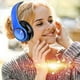 thumbnail image 5 of Auriculares Bluetooth RGB con Luz Respiratoria Over-Ear Azules, 5 of 7