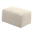 thumbnail image 3 of Housse Extensible pour Pouf Housses pour Pouf Housses Rectangulaires pour Repose-Pieds Housse de Repose-Pieds pour Pouf Tissu Jacquard avec Bas Élastique, 3 of 9