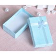 thumbnail image 1 of Joyero de diseño moderno de gran tamaño de 5 x 8 pulgadas, caja rectangular con lazo, caja de papel con forma de nube, caja para juego de anillos rojos, 1 of 6