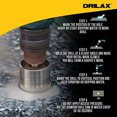 thumbnail image 5 of drilax diamond drill bit large 1-3/4 inch  size hole saw for glass, marble, granite, ceramic porcelain tiles, quartz, fish tank, stones, rocks diy drilling, 5 of 9