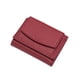 thumbnail image 2 of Carteras de moda Qarigey para mujer Mini cartera extranjera de bolsillo vino rojo, 2 of 6