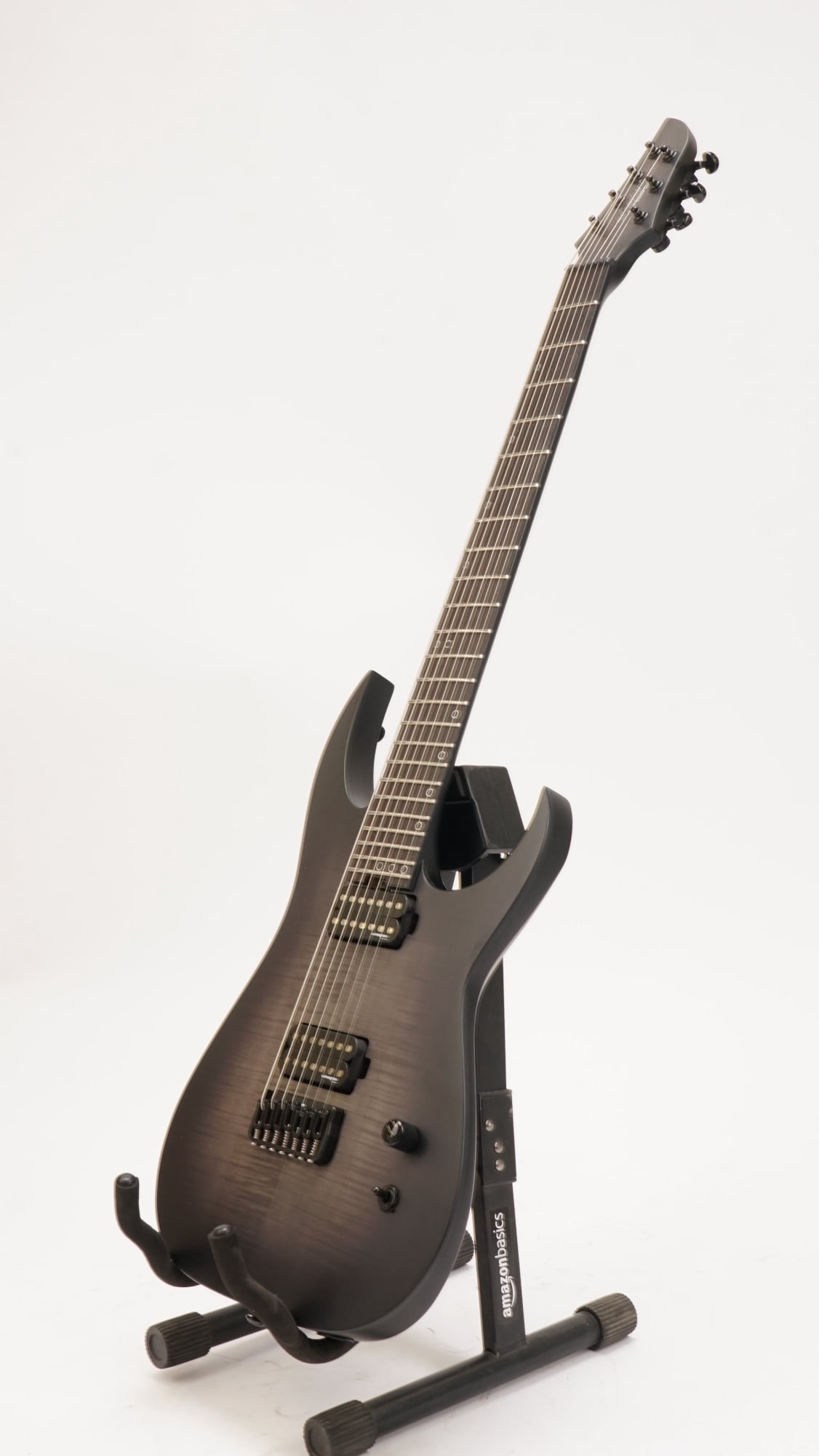 Pre-Owned Schecter Keith Merrow KM-7 MK-III Legacy 7-string Electric Guitar - Transparent Black Burst
