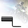 thumbnail image 3 of YFJQTZX Motorcycle Electric Car Beach Car Rearview Mirror Pedestal Extension Mount Bracket Hooks (Black), 3 of 5