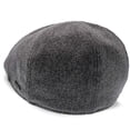 thumbnail image 3 of Walrus Hats Grey Luxe Grand Master Duckbill Cap – Classic 6-Panel Wool Blend Flat Cap – Suede Brim Underside & Soft Cotton Liner for Timeless Comfort, 3 of 7