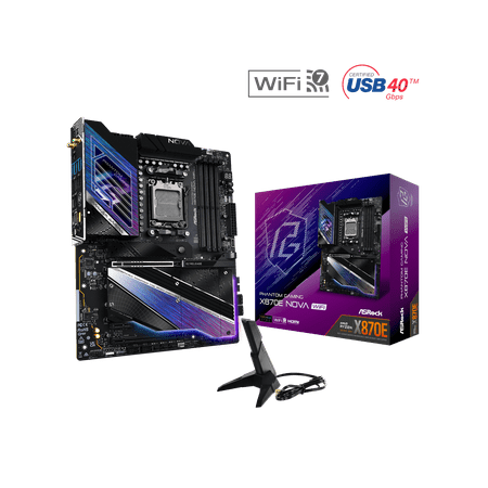 ASRock X870E NOVA WIFI AM5 AMD X870E ATX Motherboard