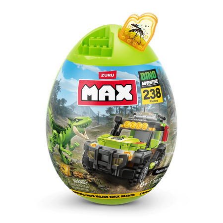 MAX Build More Dino Escape (238 Pieces) Building Bricks Toys For Kids 3+ by ZURU