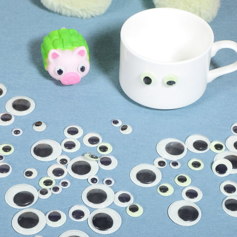 120 Pcs Googly Eye Balls Self-Adhesive Glow in The Dark Fake Eyes for Dolls  DIY Crafts Decoration