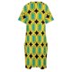 thumbnail image 4 of Vestido suelto con bolso con cremallera para mujer, llévalo con estampado de los 60 años para ocasiones oficiales, 4 of 6