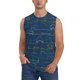 thumbnail image 1 of Balery Shark Camisetas sin mangas para hombre, absorbe la humedad y protege contra el mal olor.-X-Large, 1 of 7