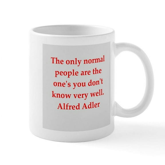 CafePress - Alfred Adler Quotes Mug - 11 oz Ceramic Mug - Novelty Coffee Tea Cup