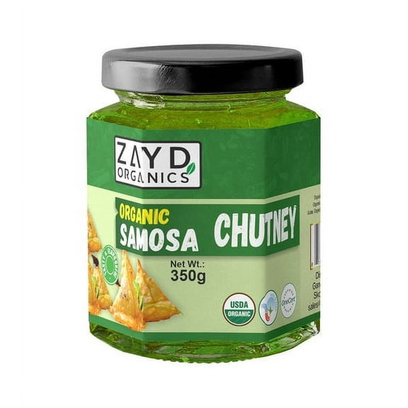Zayd Organic Samosa Chutney 12oz (350g)