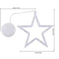 thumbnail image 3 of LED Christmas Decoration Hanging Light Room Glass Window  Suction Cup Lamp Gift  Five-pointed Star, 3 of 9
