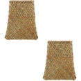thumbnail image 6 of HOMEMAXS 2pcs Woven Straw Flower Vase Rustic Style Decorative Vase Desktop Straw Vase Ornament, 6 of 8