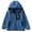 Dark Blue, variant on RXMEKW Fleece Hooded Jacket for Boys And Girls with Zipper Pockets Long Sleeve Pullover for Kids Sherpa-Lined Coat Coffee 110