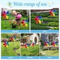 thumbnail image 4 of 4Pcs Pinwheels for Garden,Colorful Flower Rainbow Garden Windmill,Wind Lawn Pinwheels Garden Windmills, 4 of 8