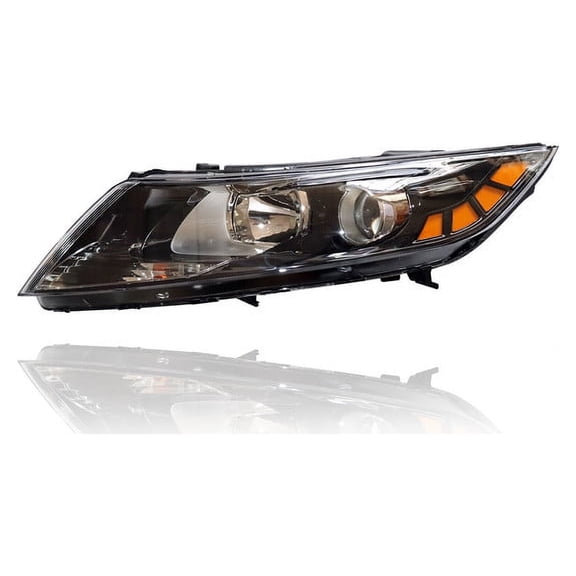Headlight Assembly - Compatible/Replacement for '11-13 Kia Optima LX/EX (Korean-Built) - Halogen - Left Hand - Driver - 921012T121