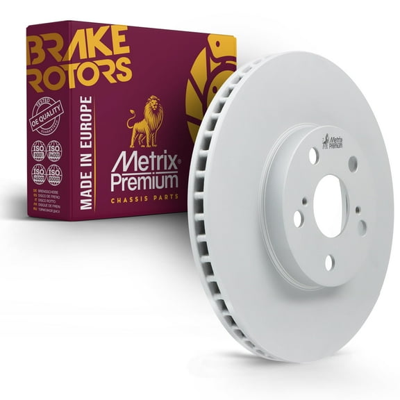 Metrix Premium Chassis Parts - 10.83 inch (275mm) Front Coated Vented Disc Brake Rotor Fits 2000-2005 Toyota Celica, 2003-2008 Pontiac Vibe, 2003-2008 Corolla, 03-08 Matrix, 2005-2010 Scion tC