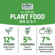 Expert Gardener All-Purpose Plant Food Fertilizers 12-5-7, 8 lb.