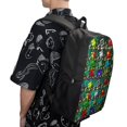 thumbnail image 5 of Ship Geometry Dash Backpack Casual Daypack School Bag Backpack Satchel Rucksack Shoulder, 5 of 5