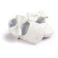 thumbnail image 6 of Newborn Baby Girls Soft Soled Bow-Knot Crib Shoes Infants Anti-slip Sneaker Prewalker, 6 of 6