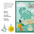 thumbnail image 3 of The Peanutshell Dino-Themed 7-in-1 Activity Play Gym and Playmat for Babies, 7-Piece, 3 of 6