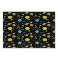thumbnail image 1 of Space Cutting Board, Comets and Constellations Stars with Polka Dots Earth Sun Saturn Mars Solar System, Decorative Tempered Glass Cutting and Serving Board, Small Size, Multicolor, by Ambesonne, 1 of 1