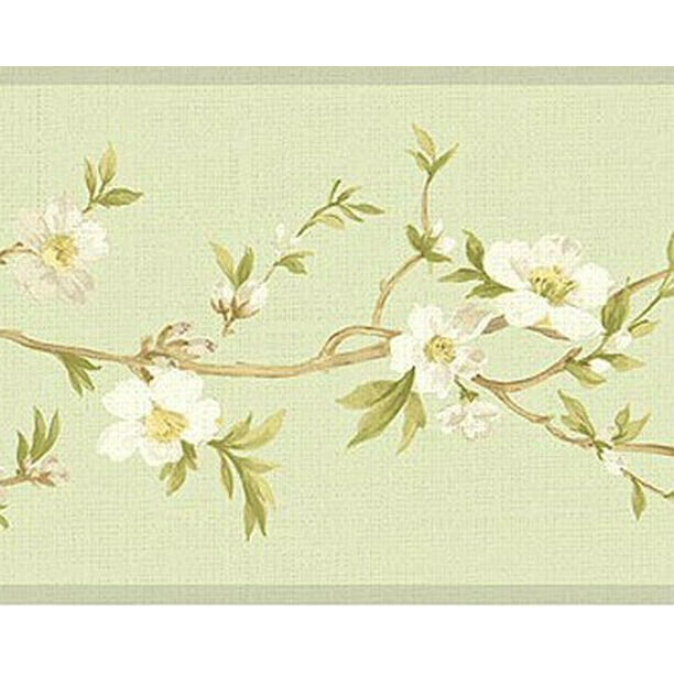 879066 Cherry Blossom Orchard Wallpaper Border NL57035b