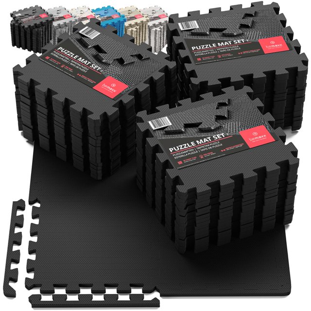 Set de tapetes para gimnasio BeMaxx de 54 piezas, espuma EVA, baldosas de 38 x 38 x 1 cm