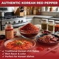 thumbnail image 6 of Fusion Select 12 Oz Korean Premium Non-GMO Gluten Free Red Chili Pepper Flakes Powder, Crushed Red Pepper Premium Gochugaru For Kimchi Seasoning, Chicken, Pork, Fish, Vegetables Hot Pepper Flakes, 6 of 8