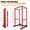 Red, variant on 1200 LBS Multi-Function Power Cage, Weight Cage Squat Rack with Adjustable Cable Crossover System & J-Hooks, Heavy Duty Power Rack 45.6"L x 44.3"W x 81.5"H for Home Workout