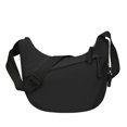 thumbnail image 3 of Clossjun Women Crossbody Bags Casual Lightweight Shoulder Bags Fashion Half Moon Bags Adjustable Belt Flexible Daypacks For Work Out Back To School Black, 3 of 6