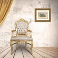 thumbnail image 3 of Friedrich Salathé 18x15 Gold Ornate Wood Frame and Double Matted Museum Art Print Titled - Alpine Landscape, 3 of 4