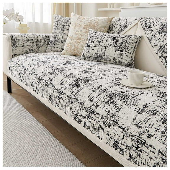 Sofa Cover, 1/2/3/4 Seater L Shape Corner Sofa Cover, Chenille Sofa Protector Non-Slip Sofa Throw Sofa Blanket,Furniture Protection for All Seasons