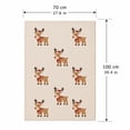 thumbnail image 2 of Ouuluon Lightweight Flannel Throw Blanket, 59x39 inch Soft Decorative Cover for Couch and Bed, 2 of 7