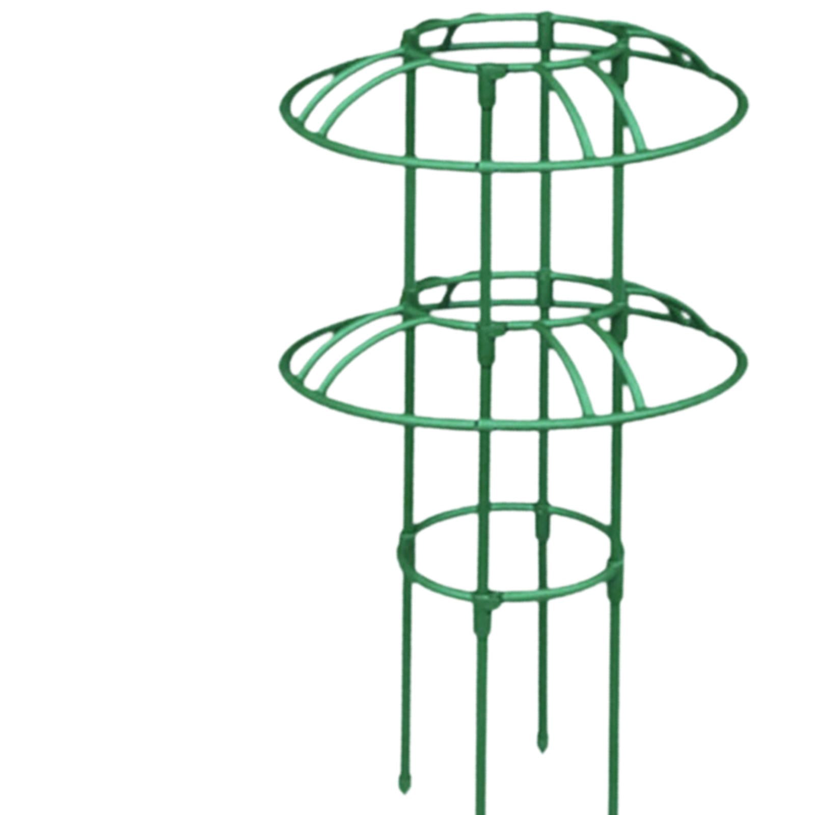 koolsoo Garden Obelisk Trellis Gardening Climbing Frame Strong Vertical Umbrella Trellis Frame for Beans Flowers Tomatoes Houseplants 70cm multi umbrella