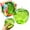 Green - B, variant on Squeeze Cheese Squishys, Cheese Squishies Stress Ball,Apple Squishies,Butter Squishies - Realistic Slow Rising Food Fidget for Stress Relief & Anxiety Relaxation,1.6 inches