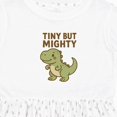 thumbnail image 4 of Inktastic Tiny but Mighty Dinosaur Cartoon Design Girls Toddler Dress, 4 of 5