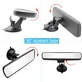 thumbnail image 4 of Rear View Mirror With Suction Cup, Stick-on Universal Automotive Interior Mirrors for Windshield Mounting for Sedans, Retrovisor for Cars, Trucks, SUVs, Vans, Black, 4 of 7